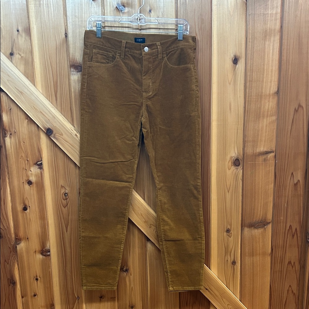 9” Skinny Mid Rise Corduroy Pant